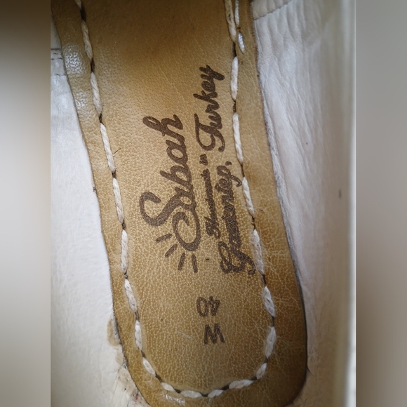 Sabah Olive Leather Slip-Ons - Picture 6 of 6